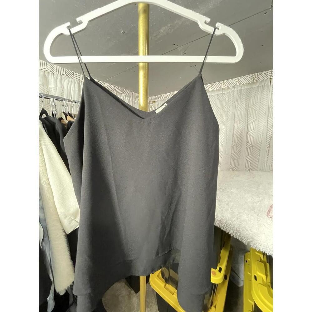 Paper Crane Women’s Black Cami Tank Top V Neck Sleeveless Size M